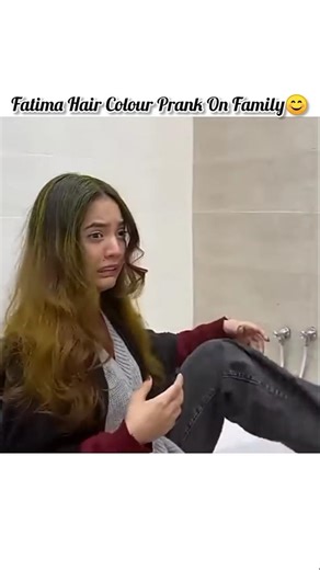 Fatima prank hair color 😍🤣 #shortsyoutube #fatimafaisal @Sistrology