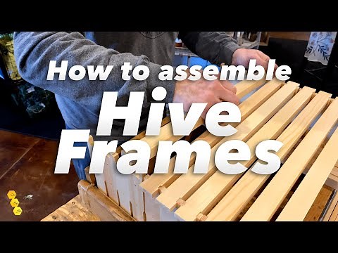 📖 How to: Assemble 10 hive frames quickly using a frame-building jig! Step by step tutorial! 🐝