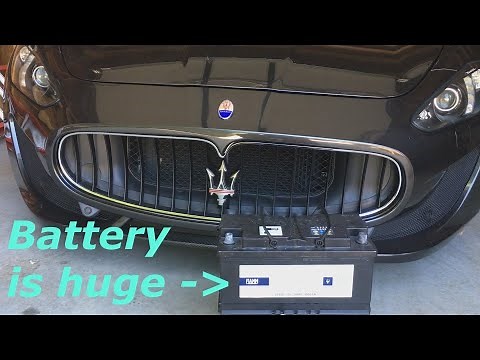 Charging the Maserati battery