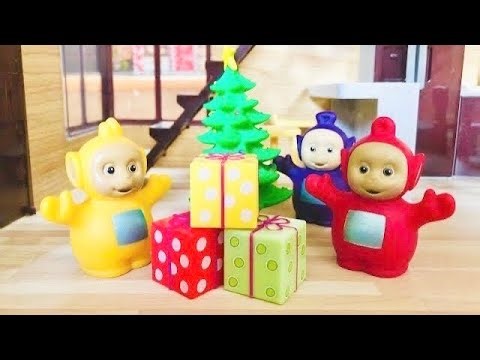 TELETUBBIES TOYS Open Christmas Presents Gifts Tree Videos for Kids Toddlers!
