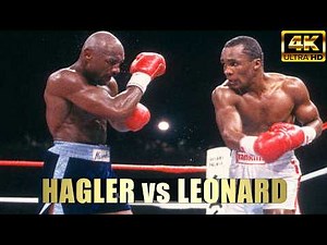 Sugar Ray Leonard vs Marvin Hagler | THE SUPERFIGHT Entire Boxing Fight | 4K Ultra HD