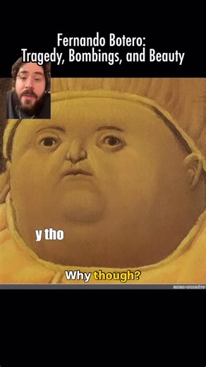 Microdose Of Art on Instagram: "Fernando Botero’s life was unbelievable. He went from bullfighting school at 12 to getting expelled for defending Picasso, to selling his first painting for two pesos… and losing the money on the way home. He studied the Old Masters in Europe, survived personal tragedy, and even had his sculptures bombed in Colombia. Through it all, he called himself “the most Colombian of the Colombian artists.” Botero didn’t paint fat people — he painted volume. #MicrodoseOfArt 