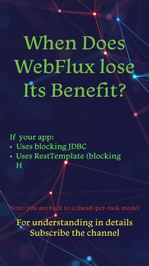 Why Your Spring WebFlux app is SLOW. #springboot