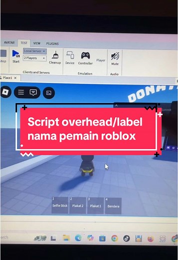 Tutorial Script Overhead untuk Pemain Roblox