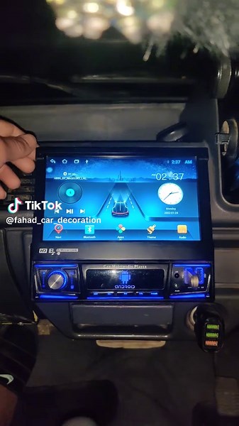 Folding Android Car Decoration and Sound System