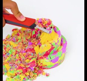 Satisfying Smashing Ice Cream Mixed Sand