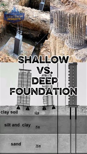 Type of Foundation in Structural Engineering #structuralengineering #shorts