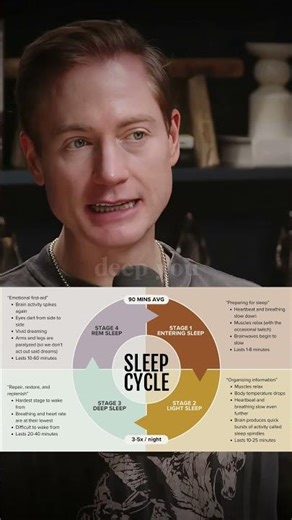 Deep Sleep Happens First—Miss It and It's Gone #sleephealth #optimization