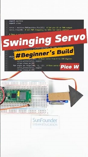 Raspberry Pi Pico Project: Servo#electronics #engineering #micropython #microcontroller