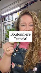 Boutonniere tutorial coming in hot! 🌸🤩 Don’t over complicate it and if you get frustrated step away then start again 💁🏼‍♀️ | Cone Flower Designs