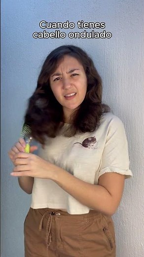 Cuando tienes cabello ondulado 🤷🤣