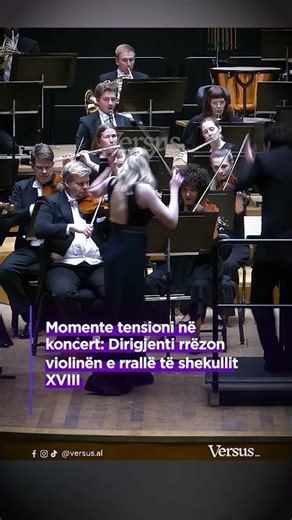 Momente tensioni në koncert: Dirigjenti rrëzon violinën e rrallë të shekullit XVIII