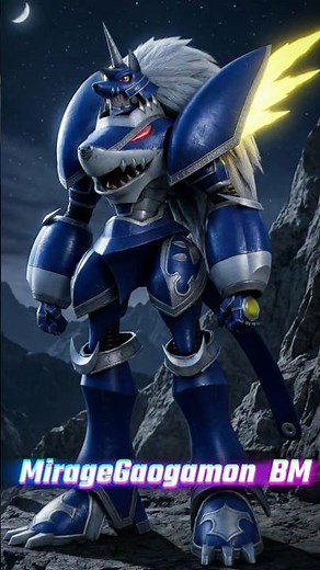 Gaomon to MirageGaogamon BM Evolution #Digimon #DigimonAI #Digivolution