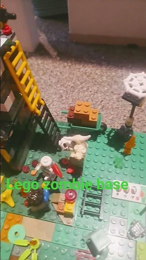 I built a lego zombie base