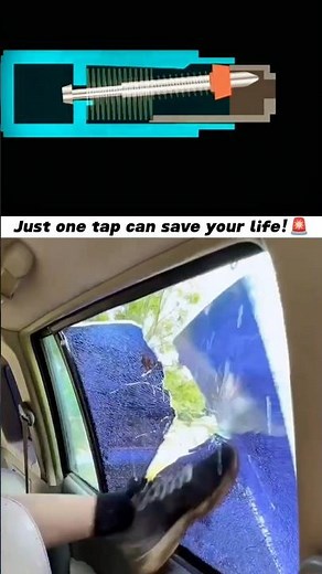 How a Car Window Breaker Works in Emergencies! 🚗💥