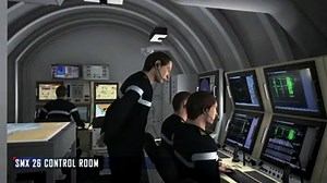 Le sous-marin SMX 26 en mode défensif