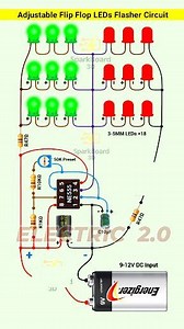LED flasher circuit #LED #chasercircuit #Flipflop #flasher #circuit #NE555ic #flasher #fblifestyle | Electric 2.0