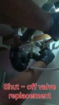 water shut-off vavle replacement