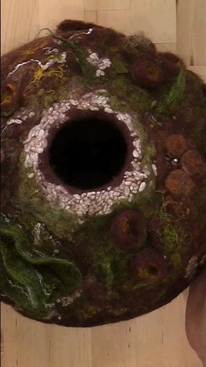 Heal the Cut Edge of Anything Wet Felted! See How Dawn Edwards Heals her Vessel Opening Edge!