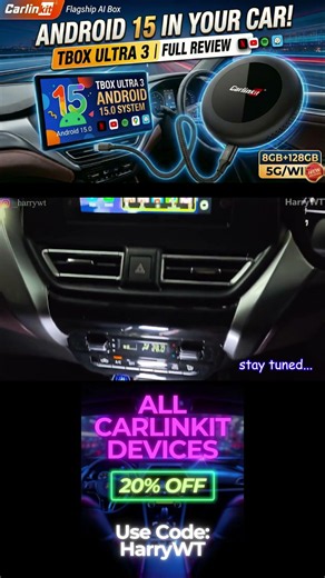 Carlinkit TBox Ultra 3 | The Ultimate Android Box for Your Car! #shorts