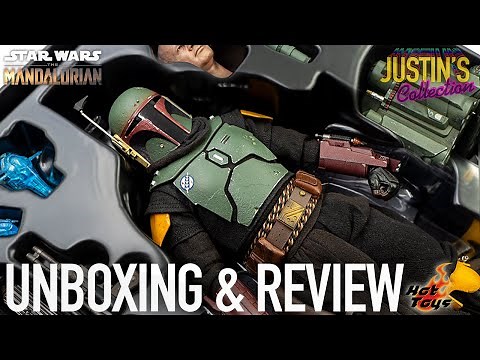 Hot Toys Boba Fett Repaint Armor & Throne The Mandalorian Unboxing & Review
