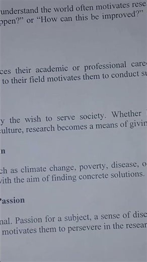 Research Objective and Motivation Explained#shorts #introduction to research