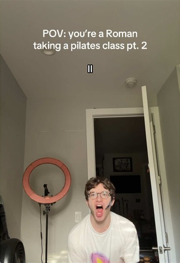 get ready for some pilates C #pilates #pov #romannumerals | Pilates Class
