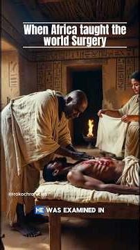 The First Surgeon in History Was African | Edwin Smith Papyrus #ancientegypt #shorts #africanhistory