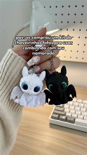 Kit de Chaveirinhos Fofos para Casais