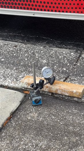 Concrete Leveling Pros on Instagram: "We use micrometers to track every lift—one turn equals 1/10″ so we know exactly when concrete is moving. When that dial spins counterclockwise, the slab is rising. We repair all types of concrete across Florida. 📲 Call now for your FREE estimate: 727-537-6025 #ConcreteLeveling #ConcreteRepair #SlabLifting #PolyurethaneFoam #FloridaHomeowners TampaBayHomes VoidFilling"