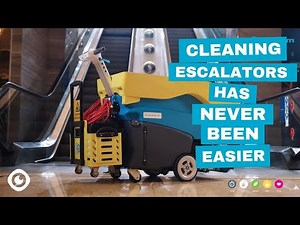 Cleaning Escalators has Never Been Easier with the i-escalator from i-team