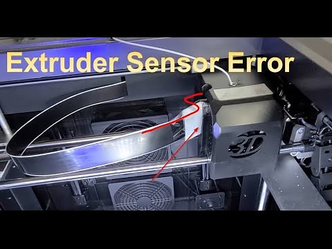 ✔solved: Extruder Sensor Error or power is not enough! QIDI X-MAX Cable