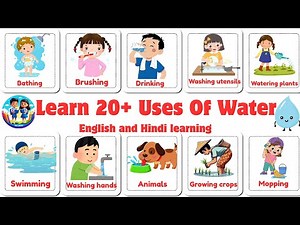 Learn 20+ Uses Of Water | Learn How We Use Water Every Day! | Bal Vidya Educational Video
