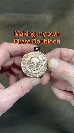 Making my own Money! My FIRST EVER casting! Lots to learn! #casting #pirate #doubloon #dabloon #yellowgooseforge