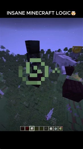INSANE MINECRAFT LOGIC #gaming #minecraft #trending #shorts