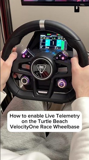 Enabling Live Telemetry on the Turtle Beach #VelocityOne Wheel using the TB V1 Tuner #turtlebeach