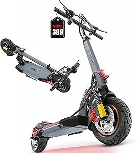 Electric Scooter Adults, 800W Motor & 28MPH Portable Folding Commuting Eletric Scooter, Up to 25 Miles Range, 10" Off Road Tires e Scooter, Dual Brakes & Suspensions Fast Scooters for Adult E-Scooter