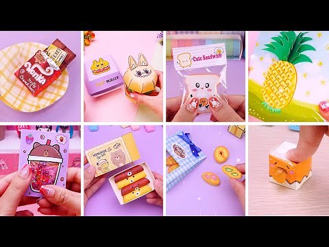 TOP DIY Easy Paper Craft Tiny Food You Can Make in class | Miniature Paper Food | Tiny DIY Craft