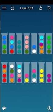 Ball Sort Puzzle Level 187 - Ball Sort Puzzle - Color Sorting Games by Spica Game Studio
