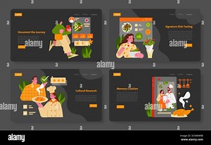 Digital creation for food photography background Stock Vector Images - Alamy