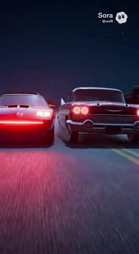 Christine vs K.I.T.T. #carsoftiktok #kitt #christine #autorace