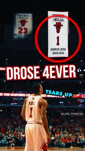Derrick Rose to the Rafters 🌹❤️ #shorts #nba #drose