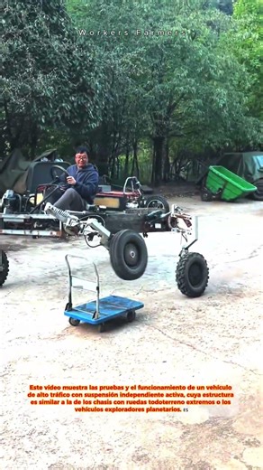 Vehículo casero con suspensión independiente activa: proceso de pruebas