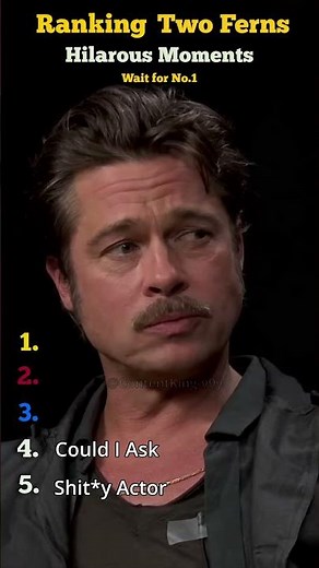 Ranking Between Two Ferns Hilarous Moments...#shorts
