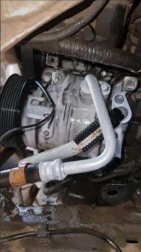 car ac compressor cleaning #automobile #car #mechanic