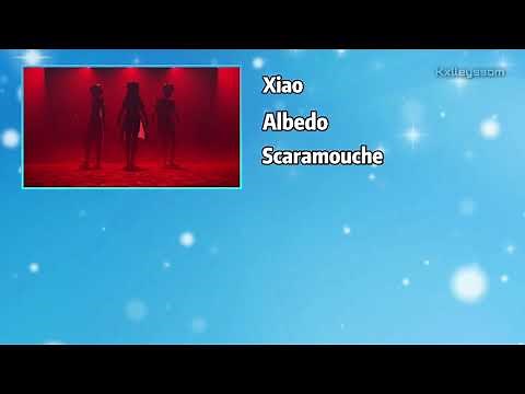 [Genshin Impact Xiao Albedo Scaramouche] 威風堂々 ‘Ifuudoudou’ Lyrics (Kan/Rom/Eng)