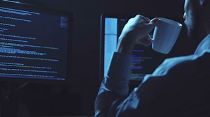 Professional Programmer Writing Programming Stock Footage SBV-314414167 - Storyblocks