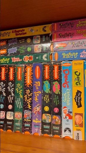 Nate’s Nickelodeon VHS Collection!! #nickelodeon #vhs