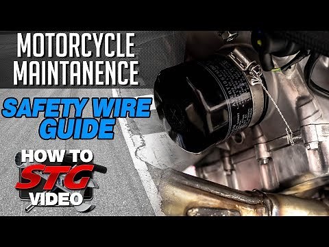 How To Safety Wire a Motorcycle for Track Day Riding from SportbikeTrackGear.com