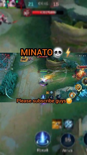 Yellow flash⚡️💛!! #gusion #gusionfreestyle #minato